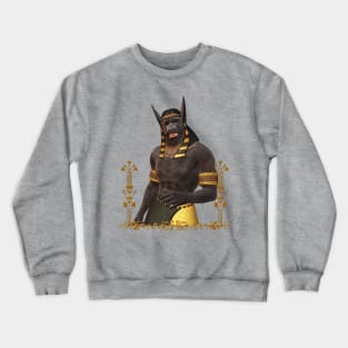 Anubis the egyptian god Crewneck Sweatshirt